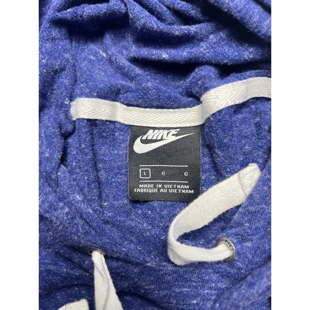 Nike Tracksuit Set Women Large Blue Gym Vintage Hoodie Joggers Heathered 0880